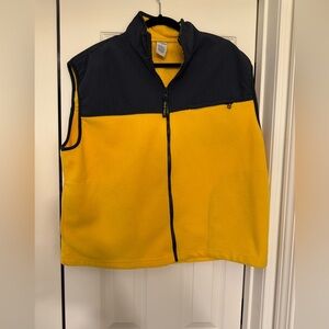 Old Navy Yellow Fleece Vest Size XL